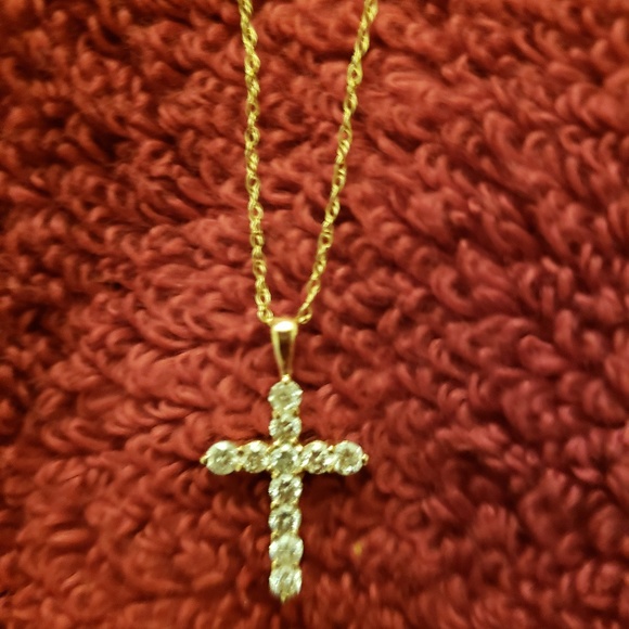 💎NOT FOR SALE! TRADED! Genuine Diamond Cross💎 - Picture 4 of 8